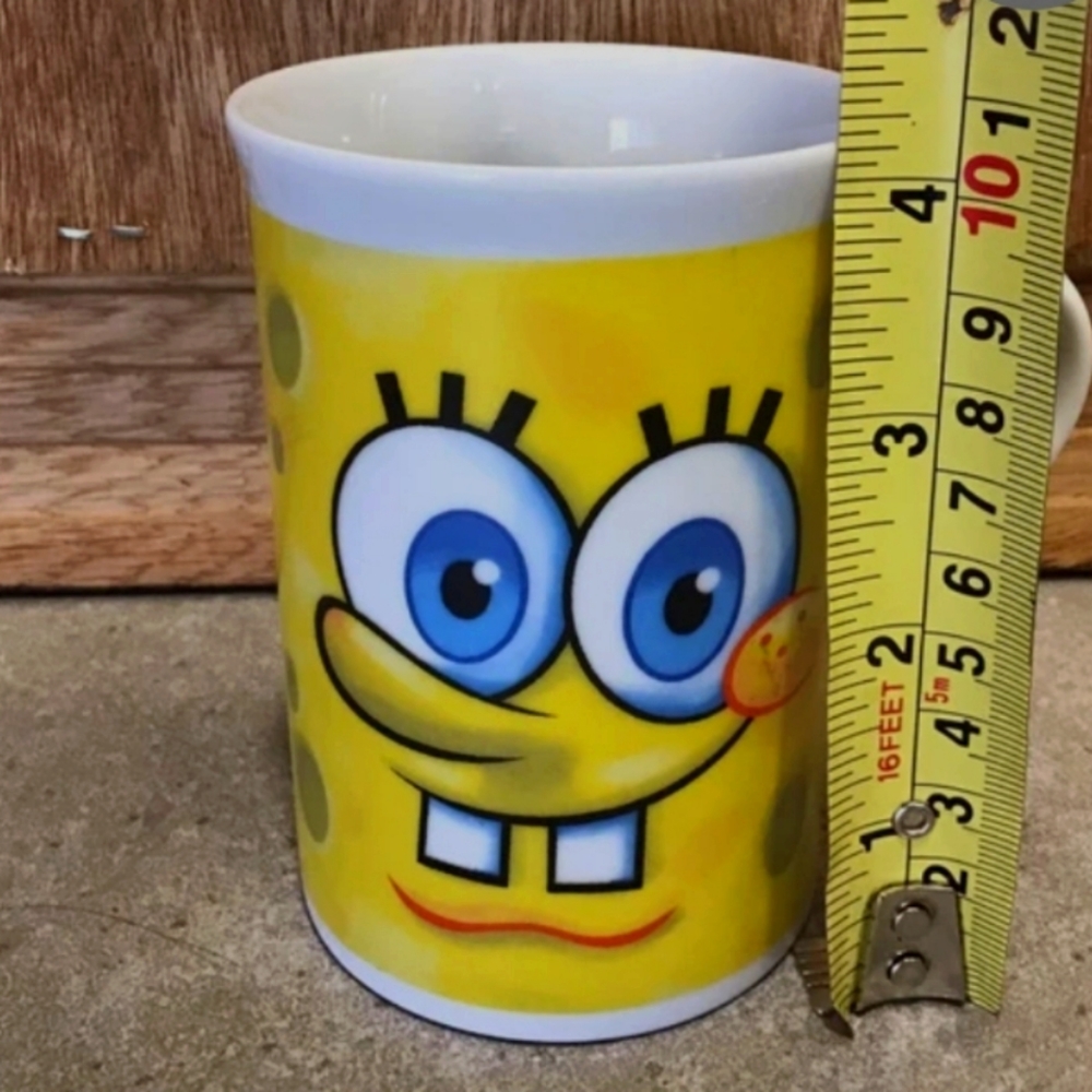 🇺🇦 COPY Spongebob square pants Coffee Tea mug Set of 2 - Picture 3 of 10